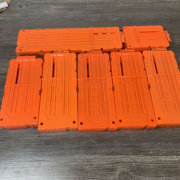 Nerf N-strike Elite 6 10 12 18 Round Magazine Magazines Lot Of 7 - Picture 6 of 8